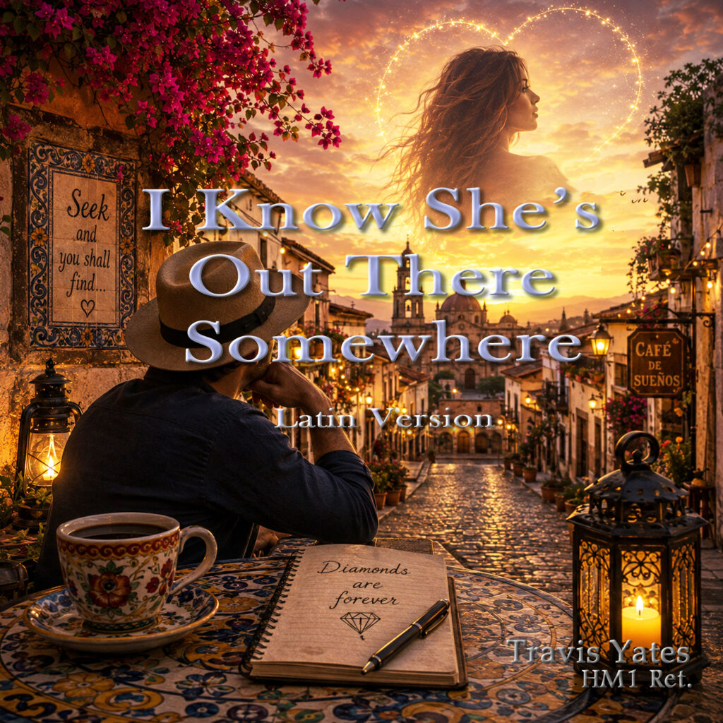 I Know She's Out There Somewhere - Latin Version by Travis Yates HM1 Ret. Singer - Songwriter - Guitarist - Bassist