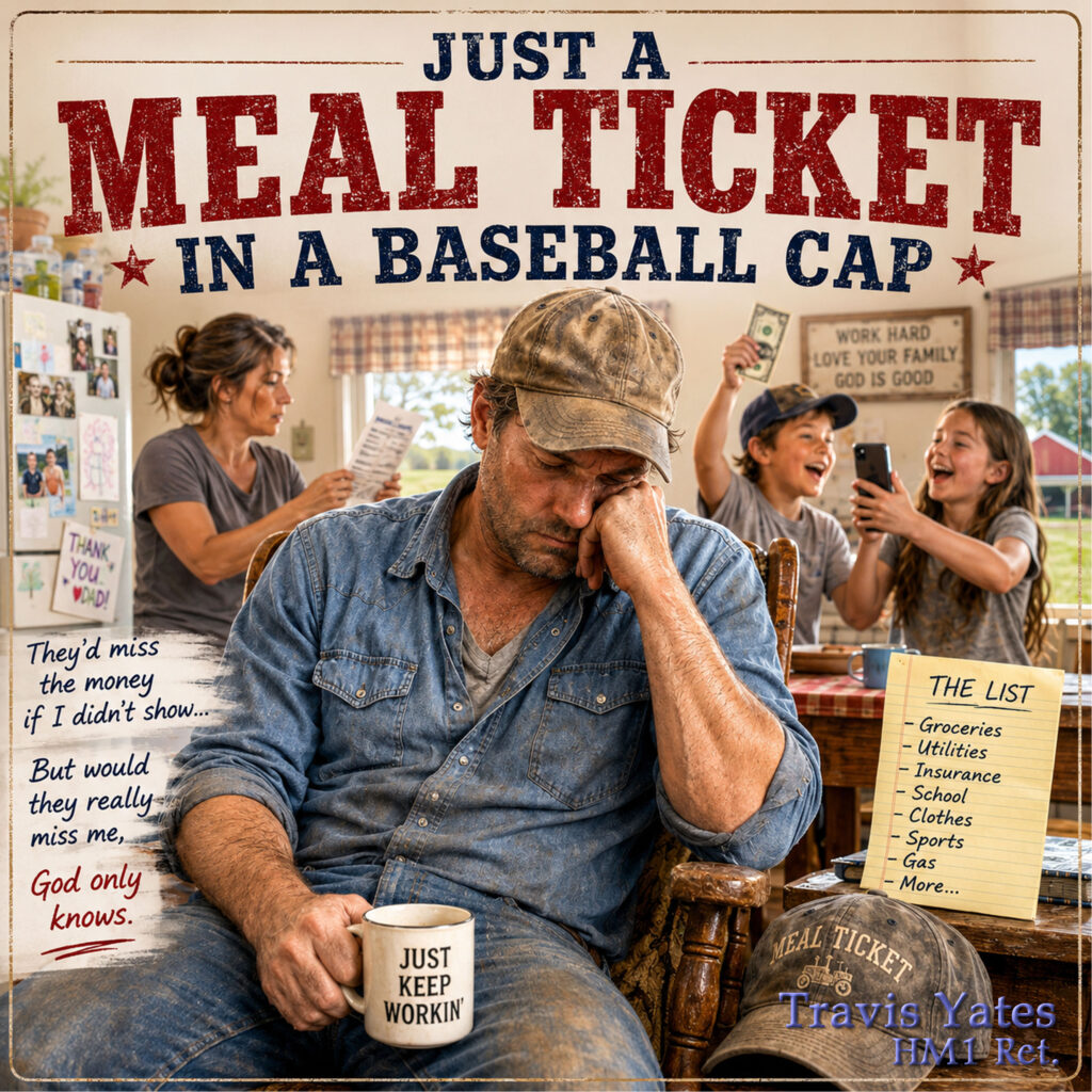 I'm Just A Meal Ticket In A Baseball Cap by Travis Yates HM1 Ret. Singer - Songwriter - Guitarist - Bassist
