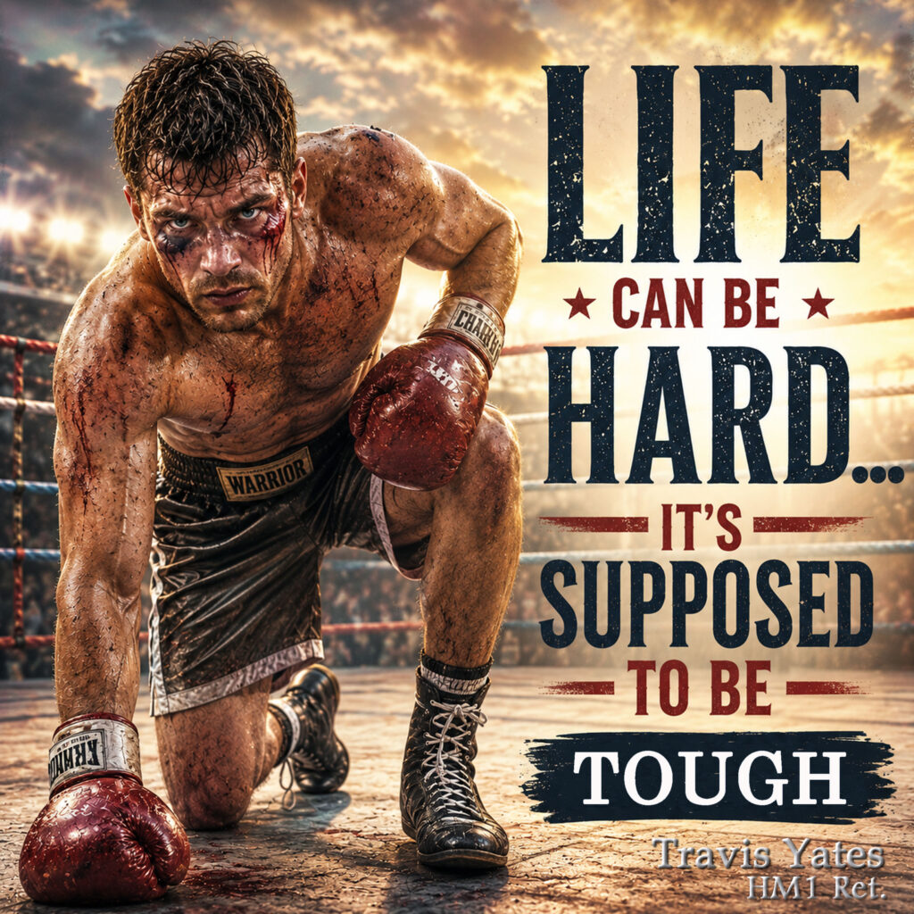 Life Can Be Hard...It's Supposed To Be Tough by Travis Yates HM1 Ret. Singer - Songwriter - Guitarist - Bassist